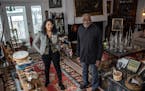 Retired Minnesota Supreme Court Justice Alan Page, and his daughter Georgi Page-Smith, posed for a portrait at the family home Tuesday, Jan.24.2023 in