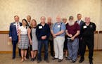 Medlink drivers posed for a photo with Anoka County commissioners during a luncheon in October.