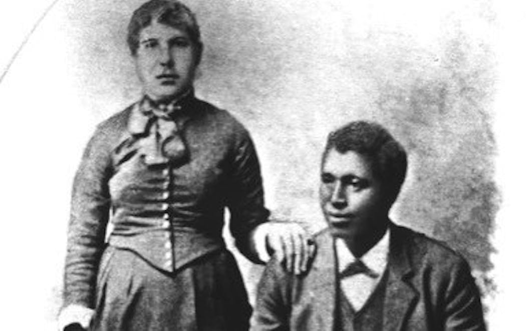 Jeremiah Patterson and Verna Gaylord married in Red Wing in 1866 — one the area’s few interracial couples. 