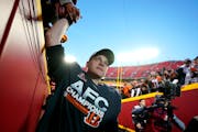 Bengals quarterback Joe Burrow won the AFC championship at Arrowhead Stadium in Kansas City last season. He’ll try to do it again Sunday.