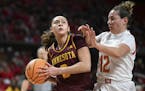 Amaya Battle had 14 points and one turnover the Gophers’ last game.