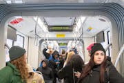 Passengers rode a light-rail train in downtown Minneapolis earlier in the week. Metro Transit fare dodgers can be charged with a misdemeanor and fined