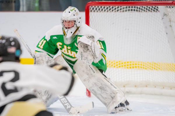 In six years on the Edina varsity, Uma Corniea has compiled the most victories by a girls goalie in state history (98) and has recorded the most shuto