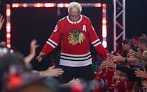 Bobby Hull as a fan convention in 2019. The former NHL superstar died at age 84.
