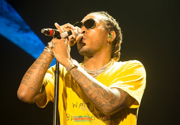 Rapper Future performed on The Future Hndrxx Tour at the Royal Farms Arena in Baltimore in 2017. 