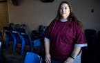 Rochelle Inselman, at the Minnesota Correctional Facility in Shakopee, said a strip search caused her physical pain.