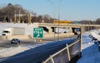 The 4th Street NW. bridge over Interstate 90 in Austin, Minn., on Jan. 31, 2023.