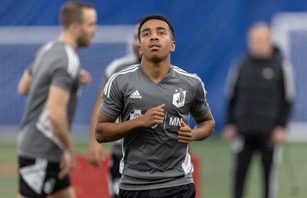 Minnesota United forward Cameron Dunbar is a new addition this year from the L.A. Galaxy.
