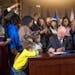 Gov. Tim Walz signed legislation on Friday establishing Juneteenth as a state holiday. Walz also ceremonially signed the CROWN Act, which prohibits di