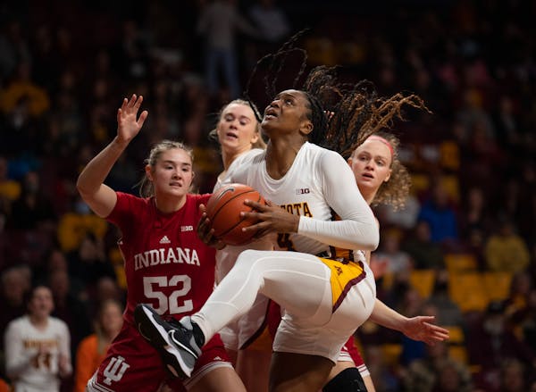Forward Rose Micheaux has shown a marked improvement in her sophomore year as an offensive standout on a young Gophers team.