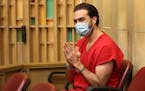 Pablo Lyle gestures gratitude towards family members as they appeared in court in Miami on Dec. 12, 2022.