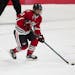 St. Cloud State forward Jami Krannila, above two seasons ago, had a goal in regulation and another in a shootout on Saturday against the Miami RedHawk