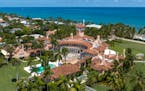 An aerial view of former President Donald Trump’s Mar-a-Lago club in Palm Beach, Fla., on Aug. 31, 2022.