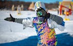 The Art Shanty Projects were moved off the ice to the shore of Minneapolis’ Lake Harriet last month because of ice-quality worries.