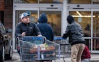 Marcos Jimenez, who shops there twice a month, on Monday, Feb. 6, 2023, said he is disappointed that Aldi is closing its in North Minneapolis location