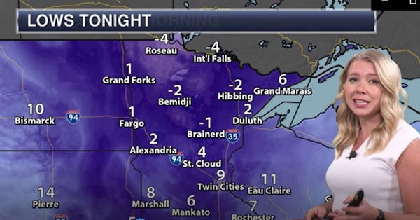 Evening forecast: Low of 10 and breezy as a front moves in for a colder Friday