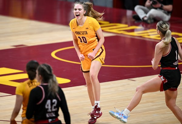 Gophers guard Mara Braun led the Gophers in scoring last season with 15.6 points per game.