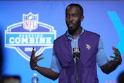 In his second scouting combine as Vikings GM, Kwesi Adofo-Mensah has calmer days, but the decisions he must make in the next several weeks are no less