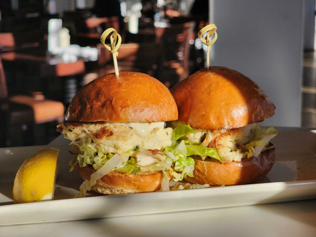 There’s plenty of crab in these sliders from Cov.