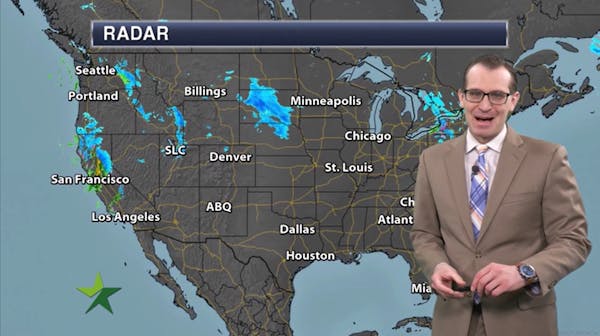 Morning forecast: Snow on the way, high 36
