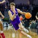 Parker Bjorklund of St. Thomas finished with a double-double (15 points, 10 rebounds) in the semifinals of the Summit League tournament on Monday nigh