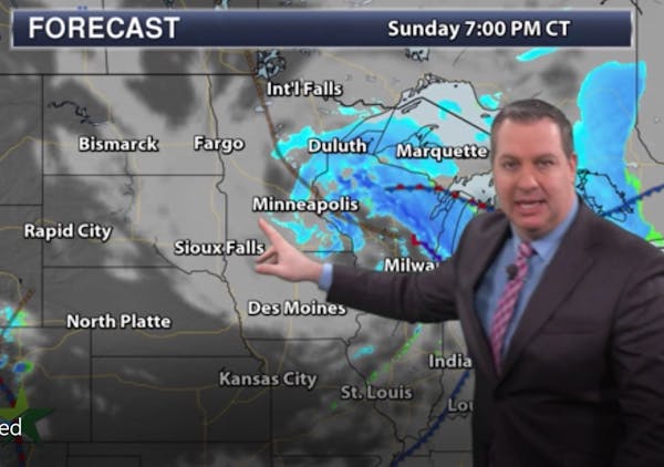 Evening forecast: Snow likely and patchy blowing snow