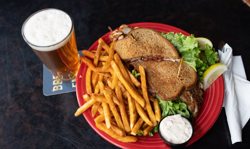 Upgrade your BLT with blackened walleye at Tavern on Grand in St. Paul.
