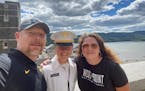 The Holmstrom family at West Point.