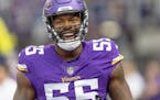 Linebacker Za’Darius Smith was a star at times for the Vikings last season. But will he be back again this fall? 