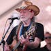 Willie Nelson performs during a 2021 voting rights rally in Austin, Texas.