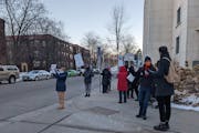 Minneapolis Institute of Art union members held an informational picket on Feb. 16 as part of contract negotiations.