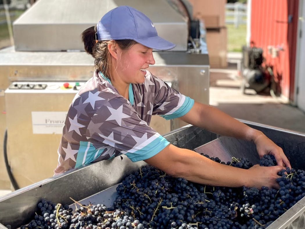 Paige Bouc, winemaker at Fountain Hill Winery and Vineyard in Delano.