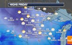 Cloudy And Chilly Friday - 40s Likely Next Week