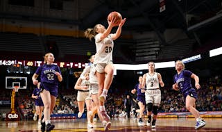 Providence Academy guard Maddyn Greenway made a layup against Albany during Saturday’s Class 2A girls basketball championship game at Williams Arena