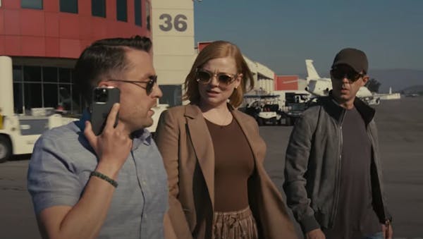 From left, Kieran Culkin, Sarah Snook and Jeremy Strong in HBO’s “Succession.”