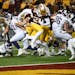 Gophers running back Zach Evans rushed for a touchdown against Northwestern on Nov. 12 at Huntington Bank Stadium. He was limited to one game last sea