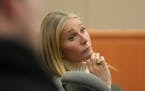 Actor Gwyneth Paltrow looks on as she sits in the courtroom on Tuesday, March 21, 2023, in Park City, Utah. Paltrow’s trial over a 2016 ski collisio