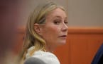 Actor Gwyneth Paltrow looks on as she sits in the courtroom on Wednesday, March 22, 2023, in Park City, Utah.
