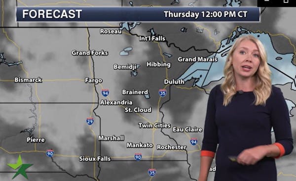 Evening forecast: Low of 25 and cloudy, making for another cool day Thursday