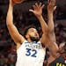 Timberwolves center Karl-Anthony Towns played for the first time in 52 games on Wednesday, scoring 22 points and showing why he is so important to the