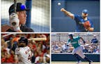 Some of the best player on the best teams in the American League in 2023 (clockwise from top left): the Yankees’ Aaron Judge, the Blue Jays’ Alek 