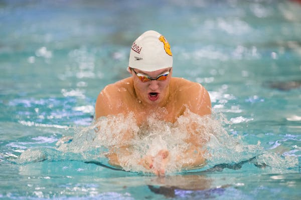 Max McHugh, shown here in a previous swim, has won another national title in the pool.
