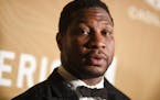 FILE - Jonathan Majors arrives at the American Black Film Festival Honors on March 5, 2023, at 1 Hotel in West Hollywood, Calif. Majors was arrested S