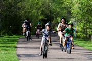 Bikers last year enjoyed a stretch of the Bruce Vento Trail that intersects with the Gateway Trail in Maplewood.