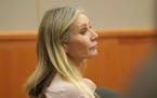 Gwyneth Paltrow listens in court during her trial, Tuesday, March 28, 2023, in Park City, Utah. 
