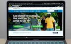 The healthcare.gov website is seen on Dec. 14, 2021, in Fort Washington, Md. 