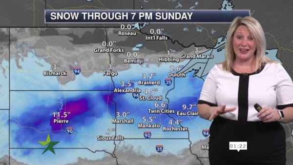 Forecast: Showers, T-storms, then snow; high 40