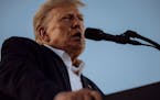 Former President Donald Trump during a rally in Waco, Texas, on March 25. On Thursday, a grand jury in New York voted to indict Trump on criminal char