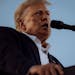 Former President Donald Trump during a rally in Waco, Texas, on March 25. On Thursday, a grand jury in New York voted to indict Trump on criminal char