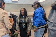 Twin Cities Recovery Project CEO LaTricia Tate celebrates the grand opening of the Safe Station Project, a year and a half after the death of her part